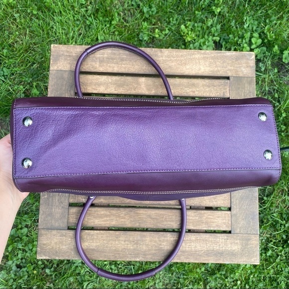 Coach  Plum Leather C1461-Z33008 Satchel - Picture 8 of 16